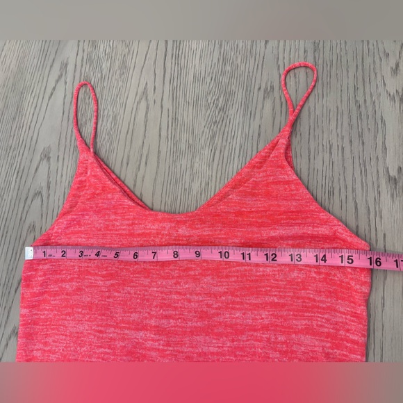 Three Dots Strappy Jersey Dress In Hot Pink/Orange Size S - Picture 8 of 10